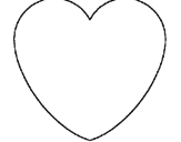 Dibujo Corazón pintado por corazon