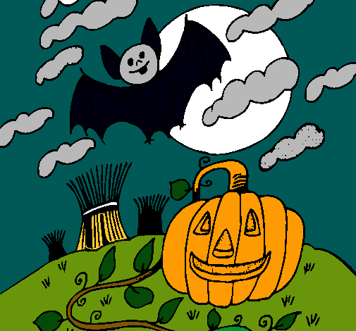 Paisaje de Halloween