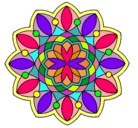 Dibujo Mandala 3 pintado por pmm4