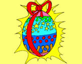 Dibujo Huevo de pascua brillante pintado por qwertyuioooo