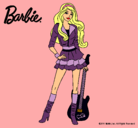 Dibujo Barbie rockera pintado por ruth1