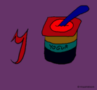 Dibujo Yogur pintado por HUGOZZ