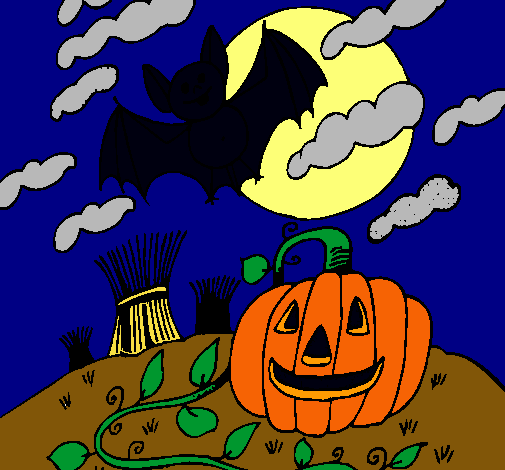 Paisaje de Halloween