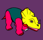 Dibujo Triceratops II pintado por rodriguillo