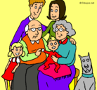 Dibujo Familia pintado por DIEGOPAPA