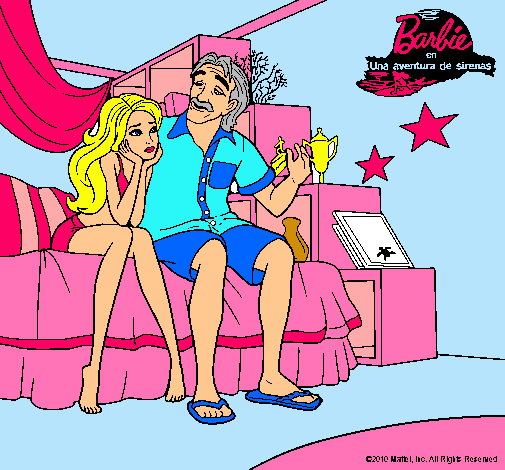 Barbie con su padre