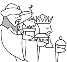 Dibujo Los Reyes Magos 3 pintado por belensierras