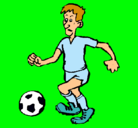 Dibujo Jugador de fútbol pintado por lucas92684
