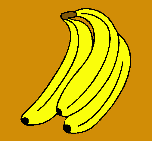 Dibujo Plátanos pintado por bruslessdf