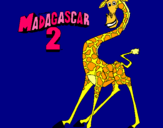 Dibujo Madagascar 2 Melman pintado por zeus