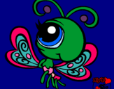 Dibujo Mariposa Littlest Pet Shop 2 pintado por AndreaCT