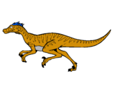 Dibujo Velociraptor pintado por Giancarlo