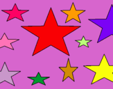 Dibujo Estrellas 4 pintado por yanne