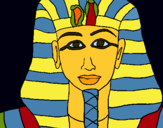 Dibujo Tutankamon pintado por pepasa