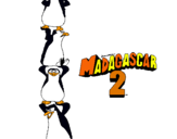 Dibujo Madagascar 2 Pingüinos pintado por jeniithaa