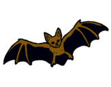 Dibujo Murciélago volando pintado por crismail