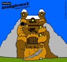 Dibujo Imaginext 12 pintado por apintar