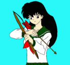 Dibujo Kagome pintado por LUCHIA1000