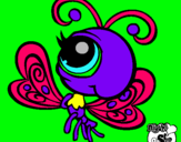 Dibujo Mariposa Littlest Pet Shop 2 pintado por yuur