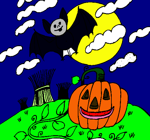 Paisaje de Halloween