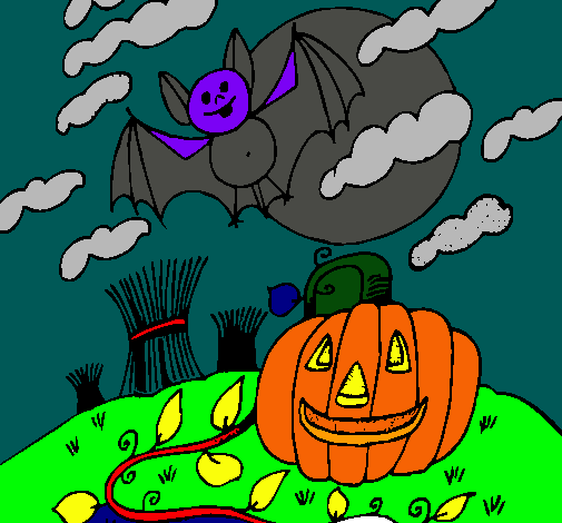 Paisaje de Halloween