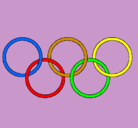 Dibujo Anillas de los juegos olimpícos pintado por CHARLY6