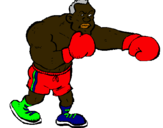 Dibujo Boxeador pintado por rafa43