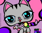 Dibujo Gatito Littlest Pet Shop pintado por Pabloski