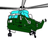 Dibujo Helicóptero al rescate pintado por abdbg