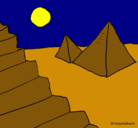 Dibujo Pirámides pintado por asier3