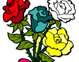 Dibujo Ramo de rosas pintado por MerceLopez