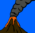 Dibujo Volcán pintado por cesar08