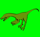 Dibujo Velociraptor II pintado por pizzadepisar