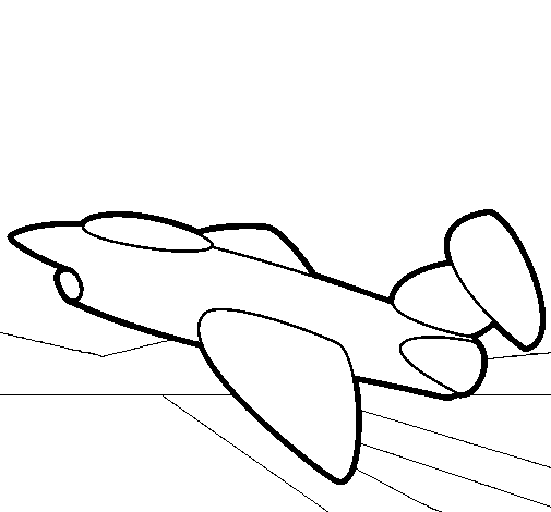 Dibujo Avión del ejercito pintado por Crytius