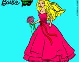Dibujo Barbie vestida de novia pintado por xxxxxxx
