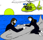 Dibujo Rescate ballena pintado por ballenita