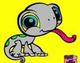 Dibujo Lagarto Littlest Pet Shop pintado por tntan