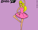 Dibujo Barbie bailarina de ballet pintado por CISNE