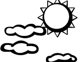 Dibujo Sol y nubes 2 pintado por Crytius