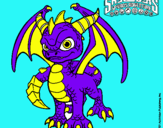 Dibujo Spyro pintado por jlbr