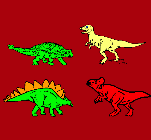 Dibujo Dinosaurios de tierra pintado por verbalkin