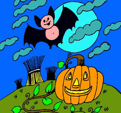 Paisaje de Halloween