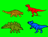 Dibujo Dinosaurios de tierra pintado por leandro4