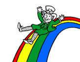 Dibujo Duende en el arco iris pintado por 677004642oi