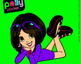 Dibujo Polly Pocket 13 pintado por manchanegra