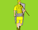 Dibujo Soldado romano pintado por STIVEN372058