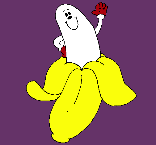 Dibujo Banana pintado por carloa