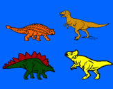 Dibujo Dinosaurios de tierra pintado por Rubencinha