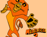 Dibujo Madagascar 2 Alex 2 pintado por raged