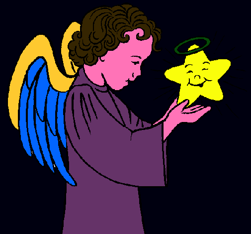 Ángel y estrella